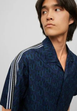 Hugo Egeeno - Shirt - Dark Blue Five -Clothing Sale Store e653379ec65140bcaa6e90bec81a3391