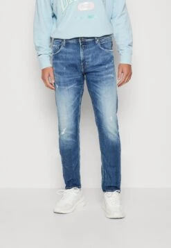 Replay Mickym Pants Aged - Slim Fit Jeans - Medium Blue