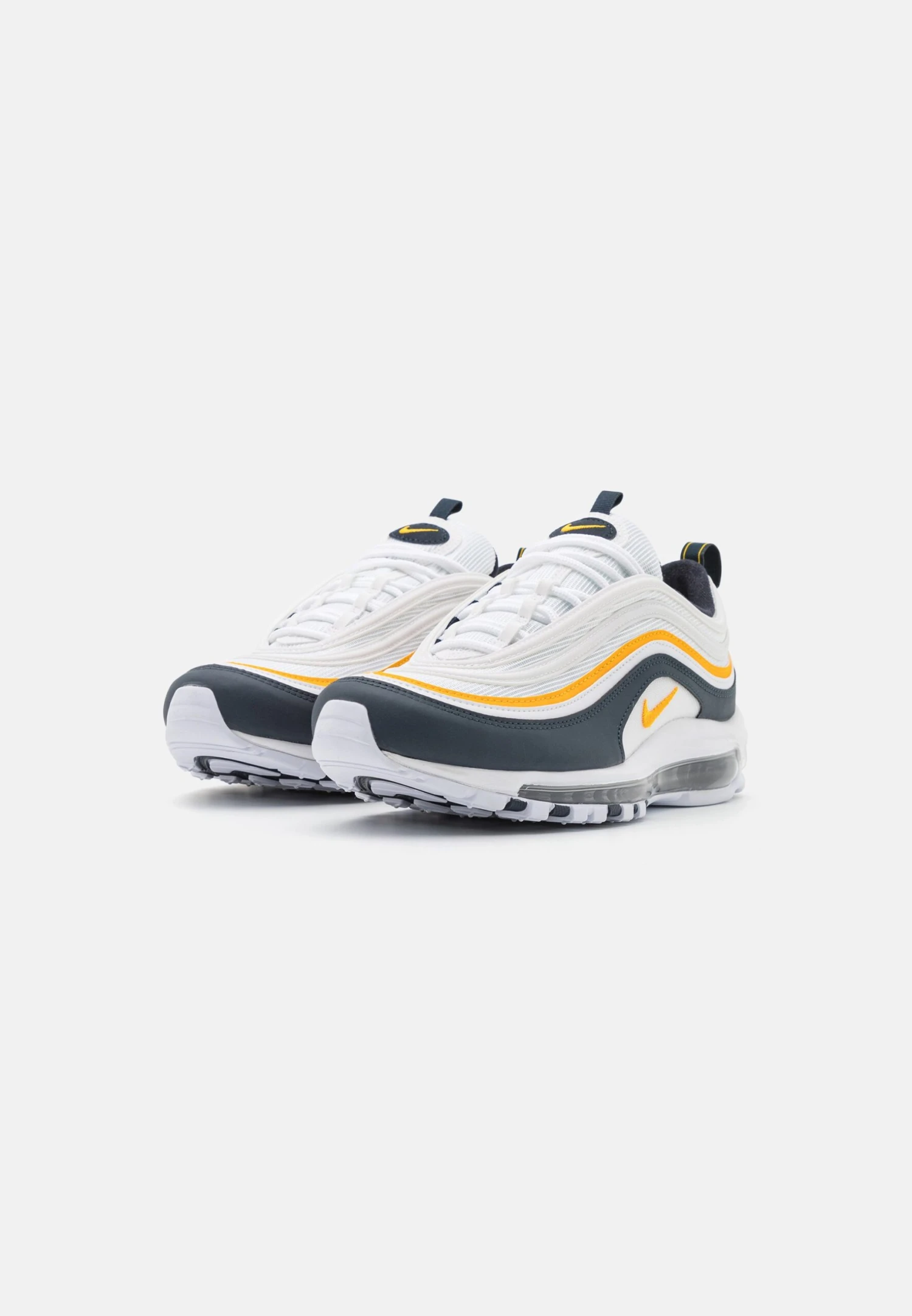 Nike Sportswear Air Max 97 - Trainers - White/University Gold/Dark Obsidian 2 Nike Sportswear Air Max 97 - Trainers - White/University Gold/Dark Obsidian - Image 2
