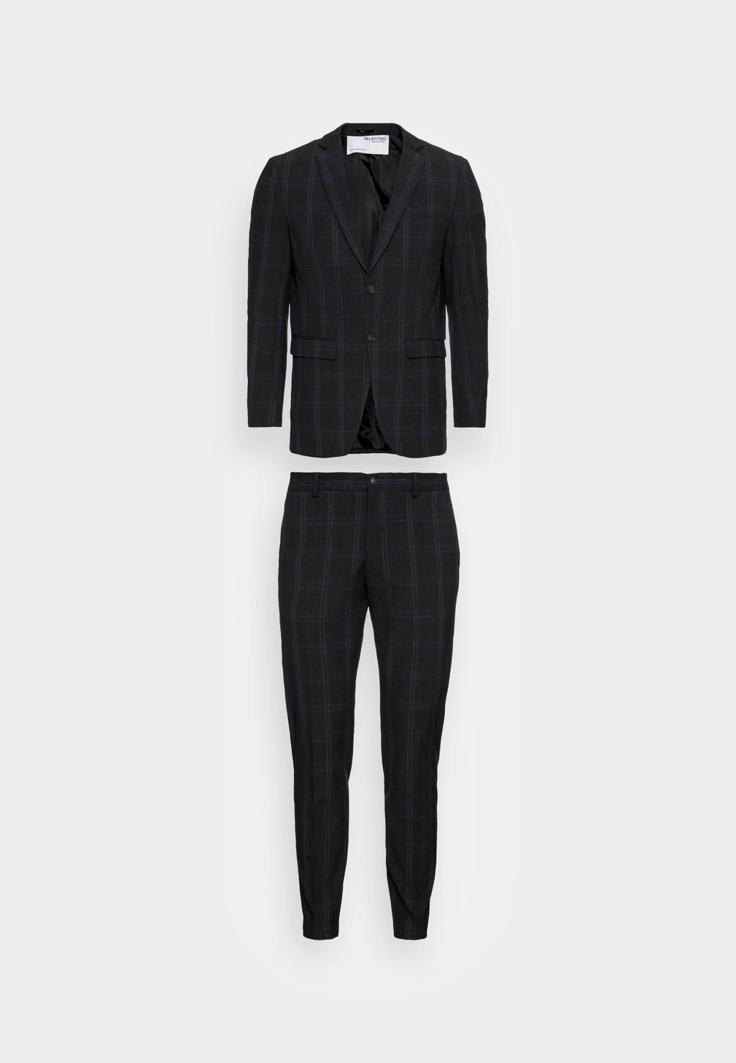 Selected Homme Slhslim Mylologan Single Breasted Set - Suit - Dark Check 10 Selected Homme Slhslim Mylologan Single Breasted Set - Suit - Dark Check - Image 10