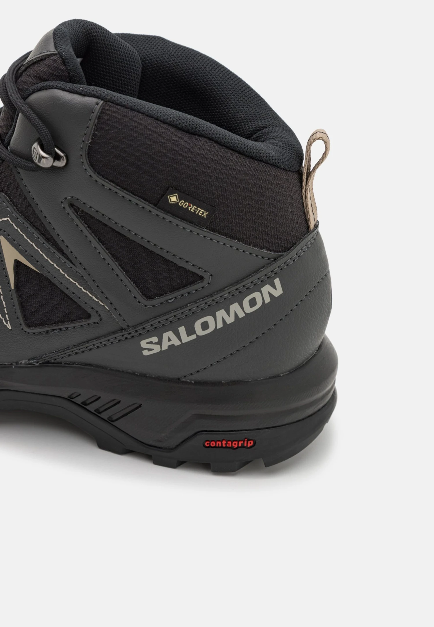 Salomon X Braze Mid Gtx - Hiking Shoes - Black/Phantom/Vintage Khaki 6 Salomon X Braze Mid Gtx - Hiking Shoes - Black/Phantom/Vintage Khaki - Image 6