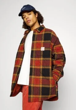 Parkside Overshirt - Short Coat - Zimmer Plaid Burnt Henna