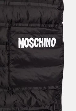 MOSCHINO Padded Gilet Unisex - Waistcoat - Black -Clothing Sale Store f23b3ffdc4004501939c26287967be78