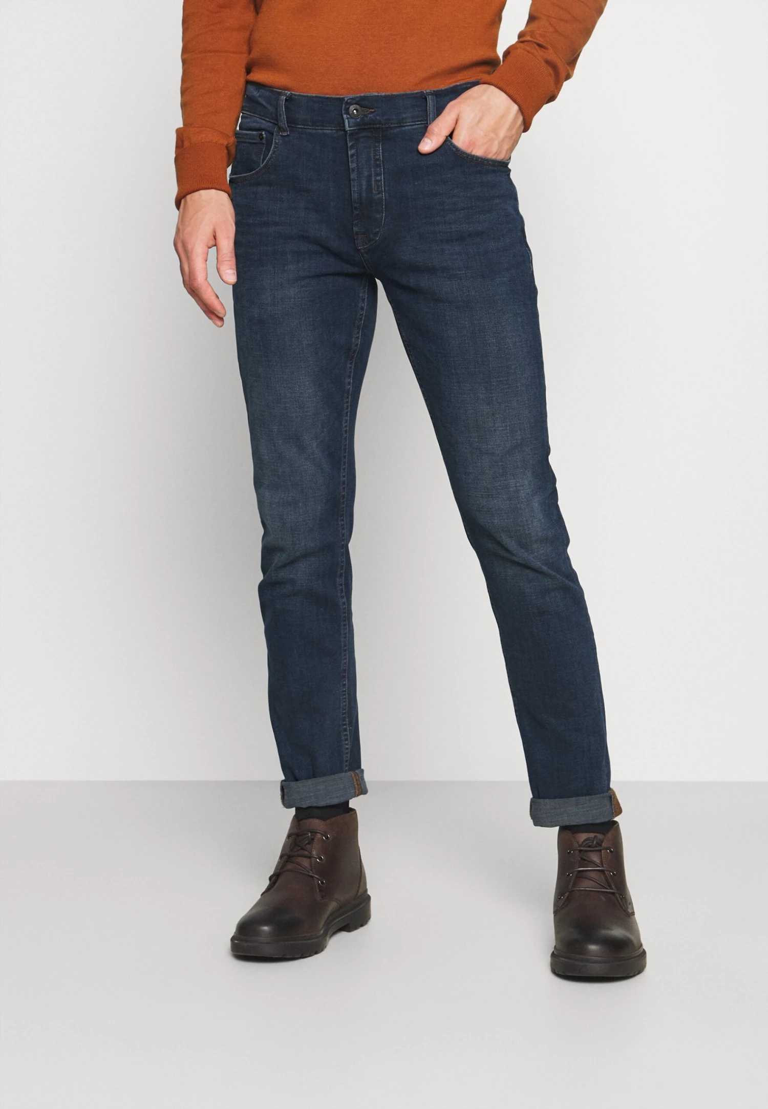 Solid Sdtomy Joy Poweflex+ 21105829 - Slim Fit Jeans - Dark Blue Denim 1 Solid Sdtomy Joy Poweflex+ 21105829 - Slim Fit Jeans - Dark Blue Denim