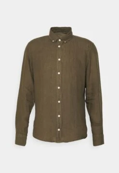 Hackett London Garment Dyed - Shirt - Olive -Clothing Sale Store f3c8ac64c7634070b5c6434294810917