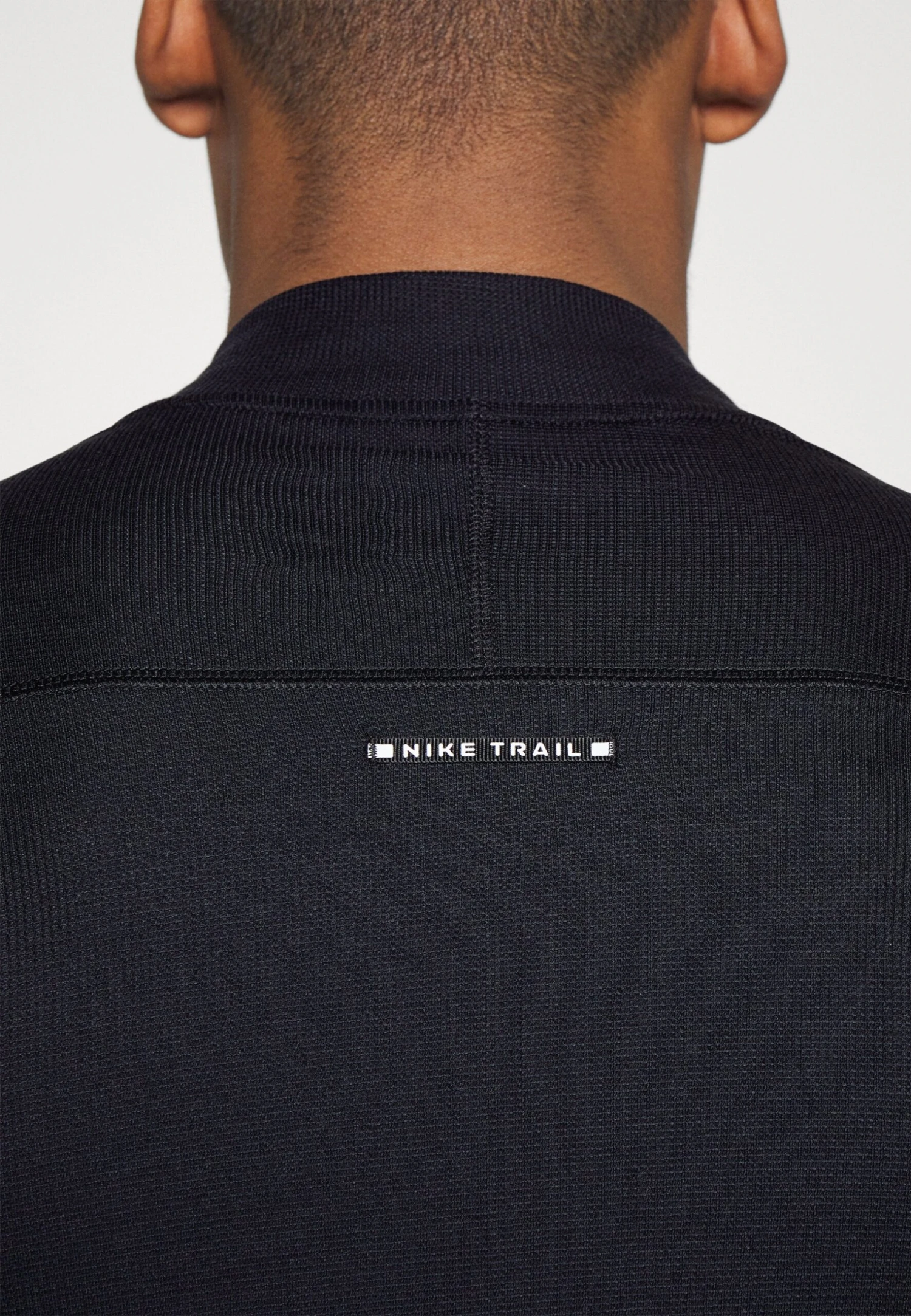 Nike Performance M Df Trail Ls- Long Sleeved Top - Black/White 6 Nike Performance M Df Trail Ls- Long Sleeved Top - Black/White - Image 6