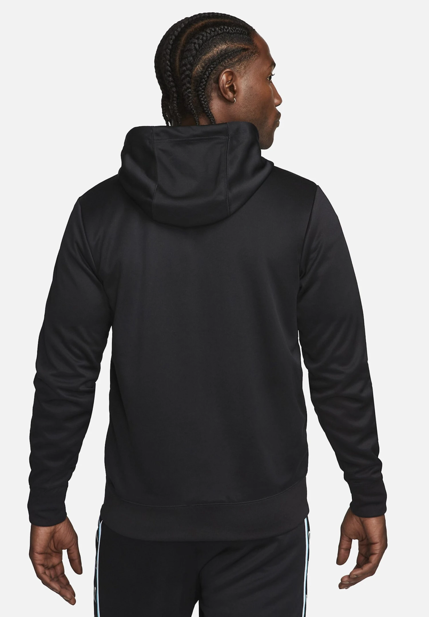 Nike Sportswear M Nsw Repeat Sw Pk Fz- Training Jacket - Black Black Baltic Blue 3 Nike Sportswear M Nsw Repeat Sw Pk Fz- Training Jacket - Black Black Baltic Blue - Image 3