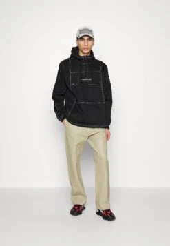 PRIMITIVE Concord Anorak Jacket - Windbreaker - Black -Clothing Sale Store facf403d583249799ab3fa7000a34806