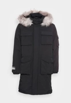 Fur Hooded Longline- Parka - Black 10 Fur Hooded Longline- Parka - Black -Clothing Sale Store fe60e1e8f56d456b9f38e77a68d538b8